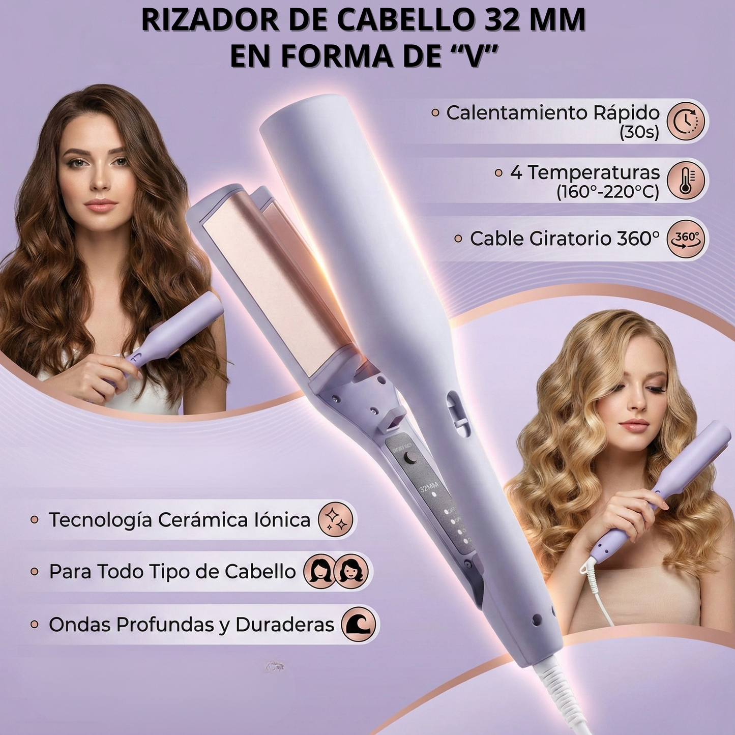 Rizador de Cabello 32MM